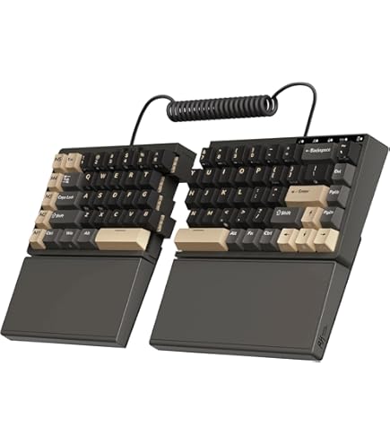 NocFree Lite: Wireless Ergonomic Split Mechanical Keyboard with